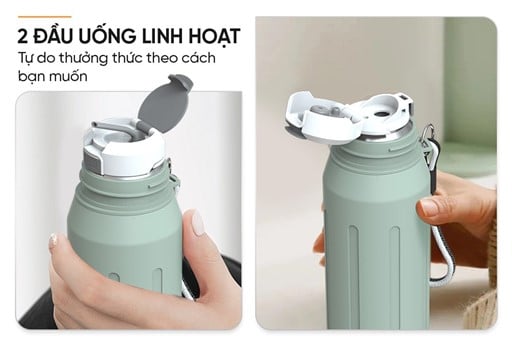 Bình giữ nhiệt dual sip 750ML Sunhouse KS-TU750DG – ảnh 7