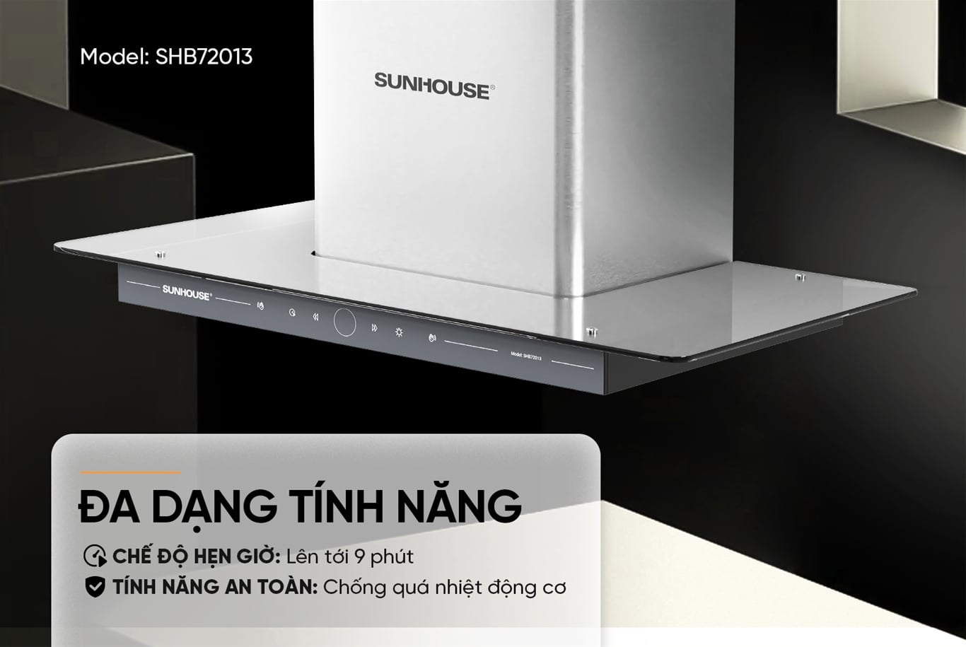 Máy hút mùi chữ t Sunhouse SHB72113-MT – ảnh 8