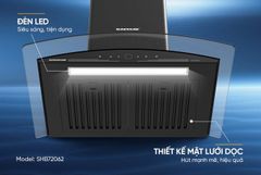 Máy hút mùi kính cong Sunhouse SHB72062 ảnh 7