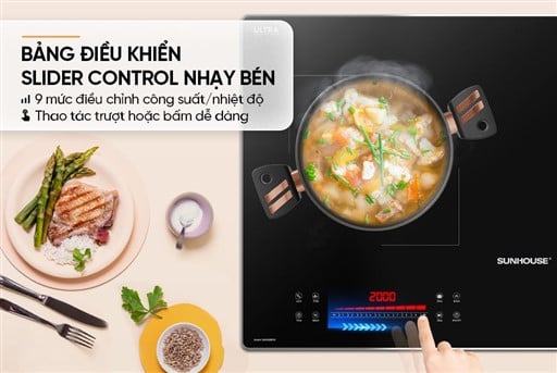 Bếp đôi điện từ Sunhouse SHB5888DH – ảnh 8