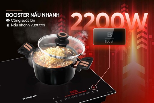 Bếp đôi điện từ Sunhouse SHB-555DI – ảnh 8
