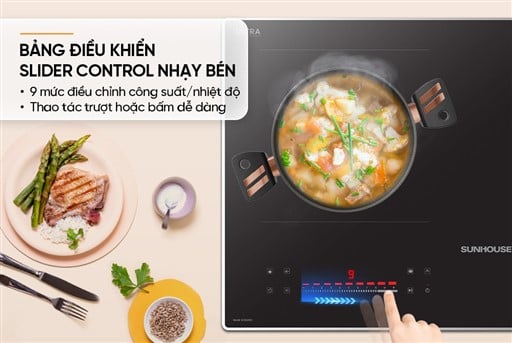 Bếp đôi điện từ Sunhouse SHB525DI – ảnh 6