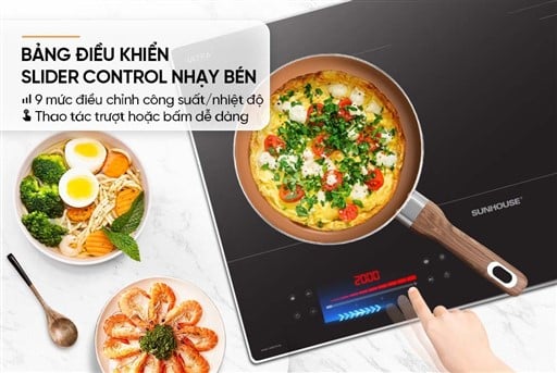 Bếp đôi điện từ Sunhouse SHB579-HD – ảnh 7