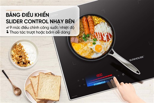 Bếp đôi điện từ Sunhouse SHB598DI – ảnh 7