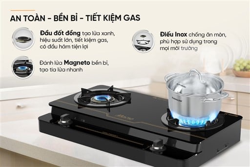 Bếp gas dương kính Sunhouse MMB33052-V – ảnh 7