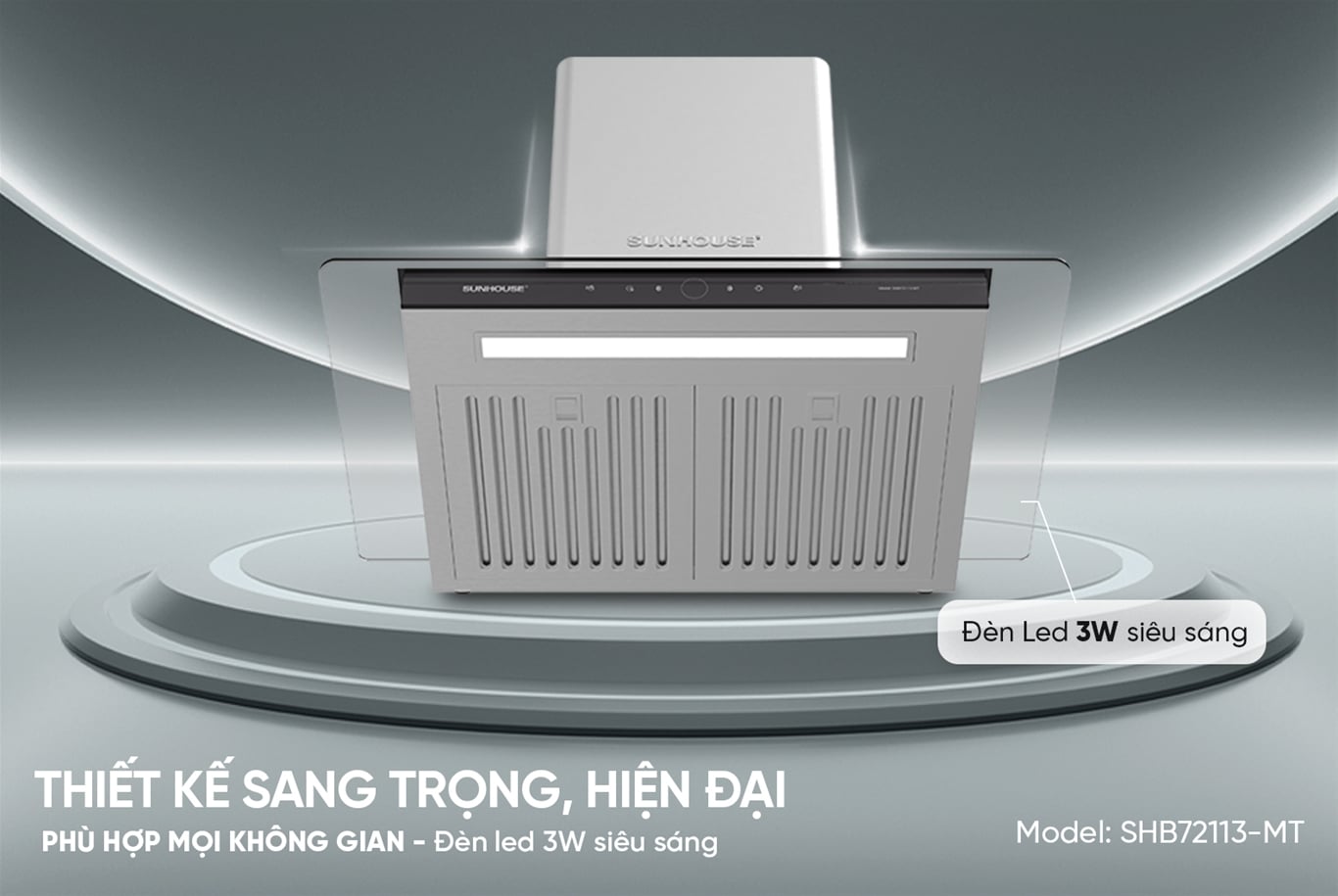 Máy hút mùi chữ t Sunhouse SHB72113-MT – ảnh 5