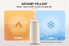 Bình giữ nhiệt easy go 350ML Sunhouse KS-TU350EW ảnh 7