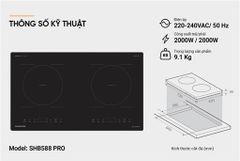 Bếp đôi điện từ Sunhouse SHB588 PRO ảnh 7