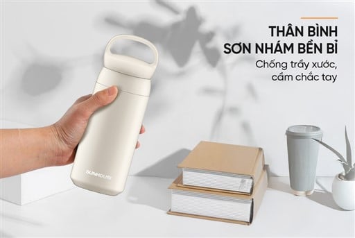Bình giữ nhiệt easy go 350ML Sunhouse KS-TU350EW – ảnh 8