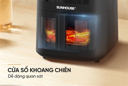 Nồi chiên không dầu 8L Sunhouse SHD4081 – ảnh 8