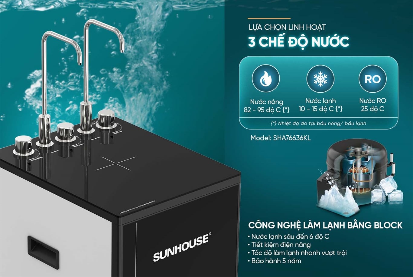 Máy lọc nước RO ultrapure Sunhouse 11 lõi SHA76636KL – ảnh 8