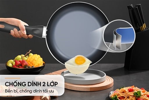 Chảo chống dính Sunhouse eco SVE28 – ảnh 8