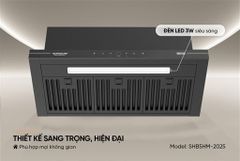 Máy hút mùi âm tủ Sunhouse SHB5HM-2025 ảnh 6