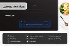 Bếp đôi điện từ Sunhouse SHB588-AC ảnh 8