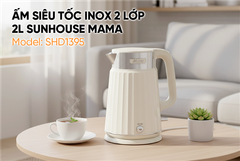 Ấm siêu tốc inox 2 lớp 2L Sunhouse Mama SHD1395 ảnh 5