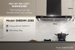 Máy hút mùi chữ t Sunhouse SHB5HM-2085 ảnh 5