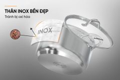 Nồi inox 3 đáy Sunhouse SHG308-20 ảnh 7
