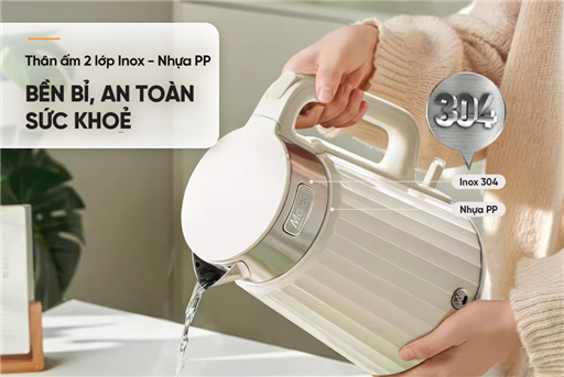 Ấm siêu tốc inox 2 lớp 2L Sunhouse Mama SHD1395 – ảnh 7