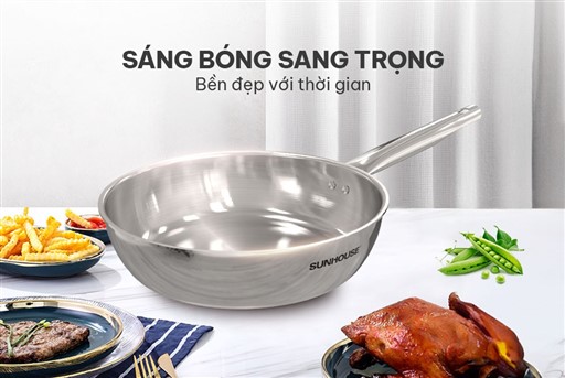 Chảo inox đa lớp Sunhouse IN28M6 – ảnh 6