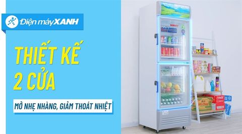 Tủ mát 2 cánh Sanaky 340 lít TM.VH408WL