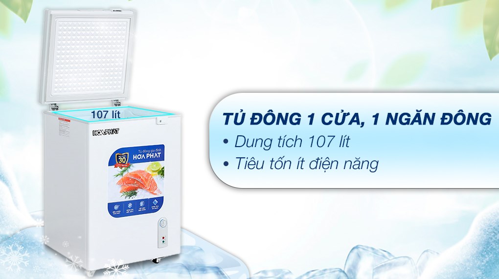 Tủ đông Hòa Phát 107 lít HPF AN6107 – ảnh 2