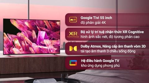 Google Tivi Sony 4K 43 inch XR-43X90K