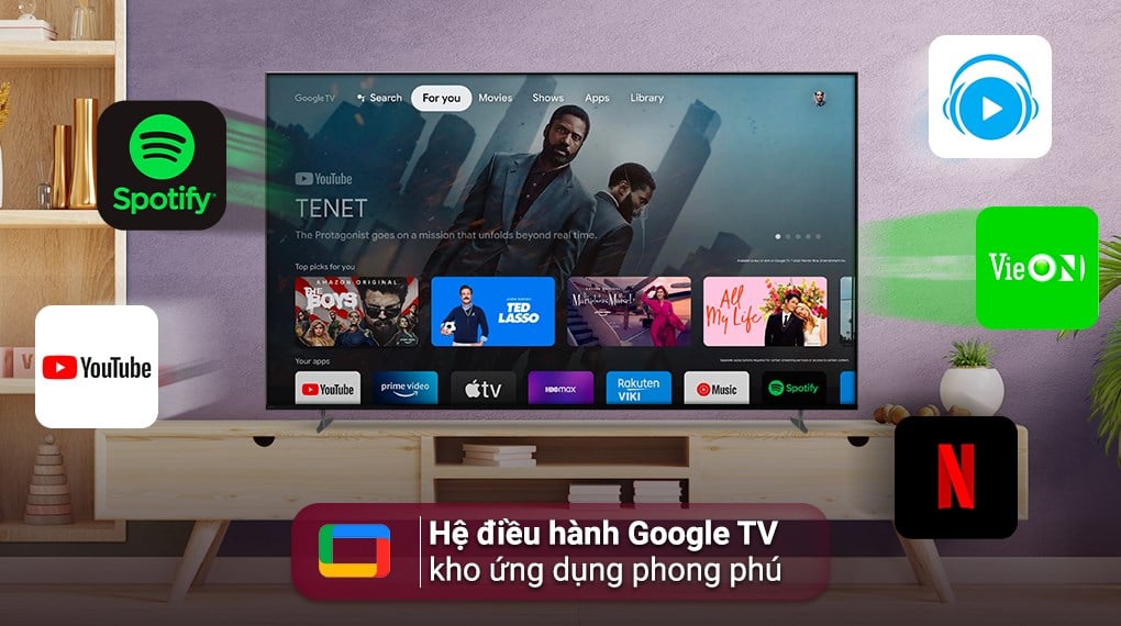 Google Tivi Sony 4K 55 inch XR-55X90K – ảnh 2