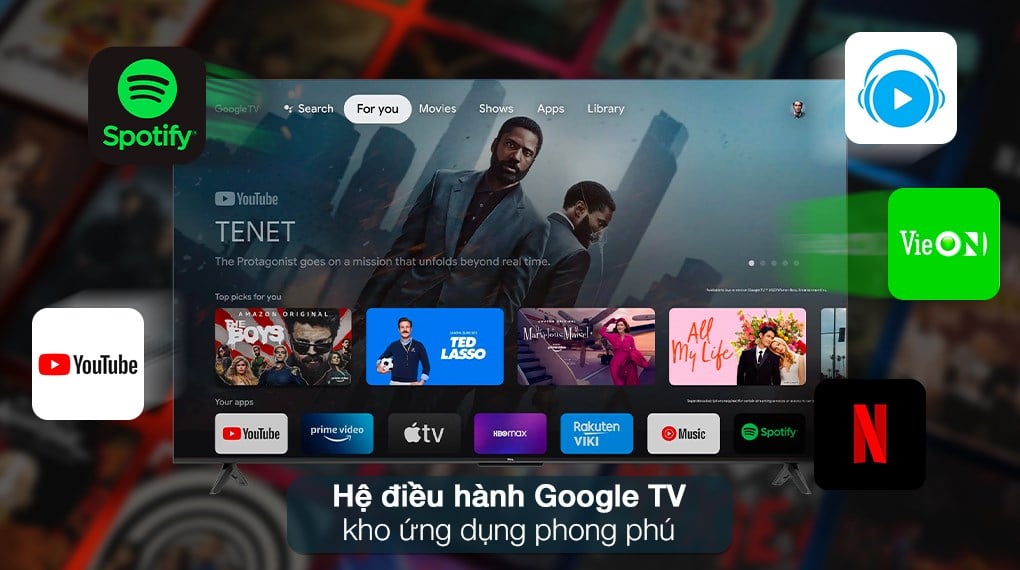 Google Tivi TCL AI 4K 55 inch 55P635 – ảnh 6