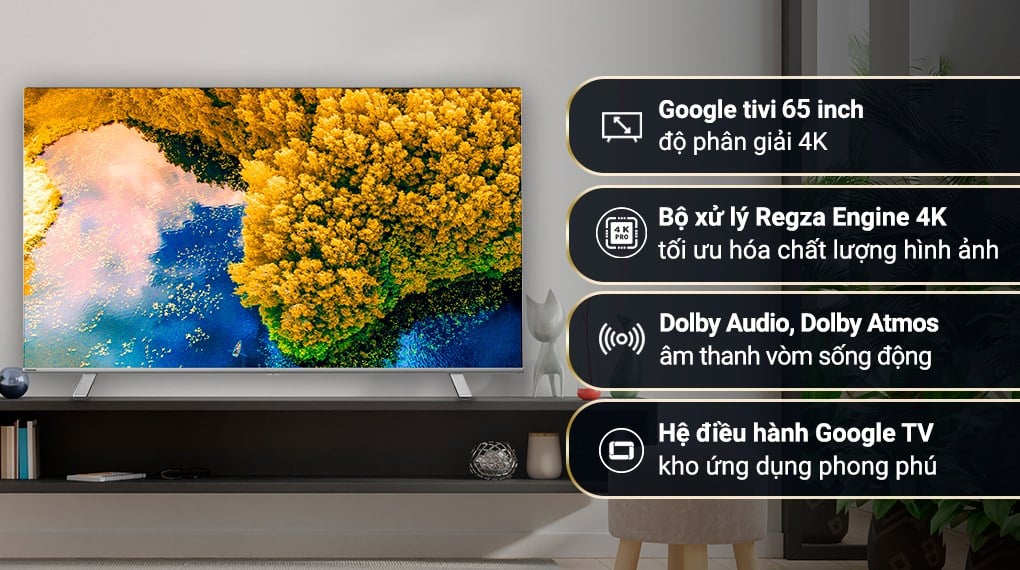 Android Tivi Toshiba 4K 65 inch 65C350LP – ảnh 2
