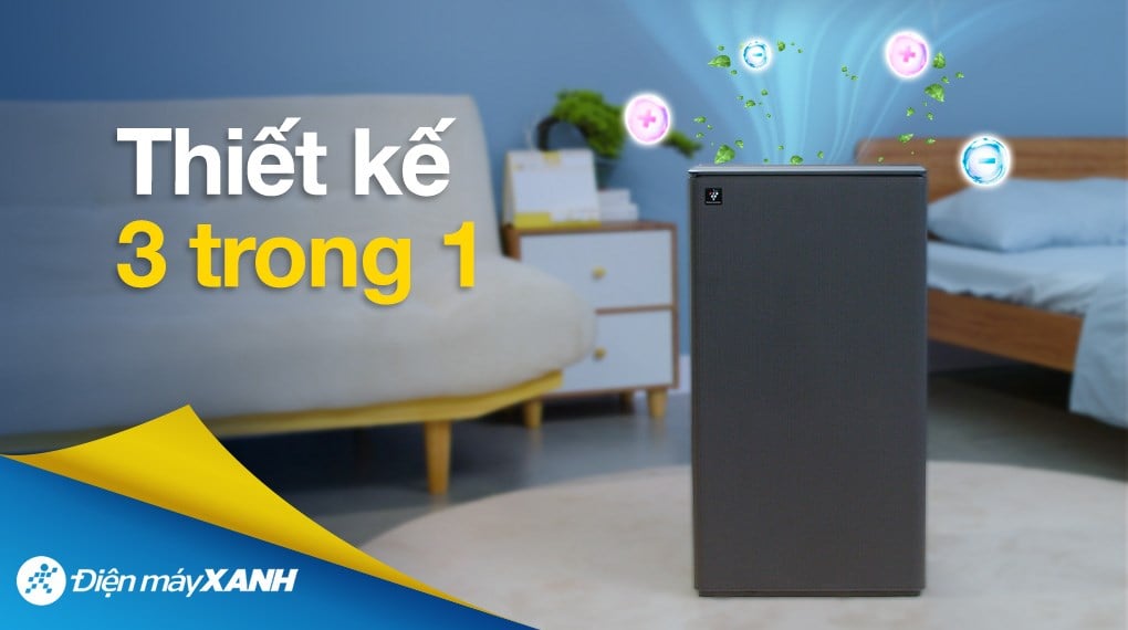 Máy hút ẩm kết hợp lọc không khí Sharp DW-T30FV-H
