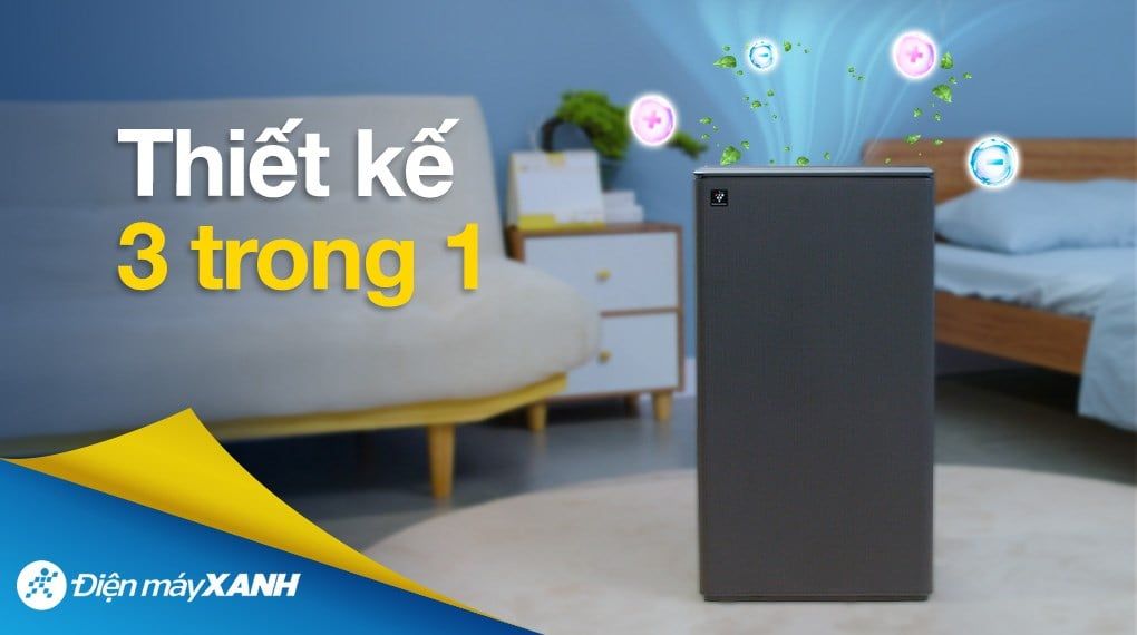 Máy hút ẩm kết hợp lọc không khí Sharp DW-T30FV-H