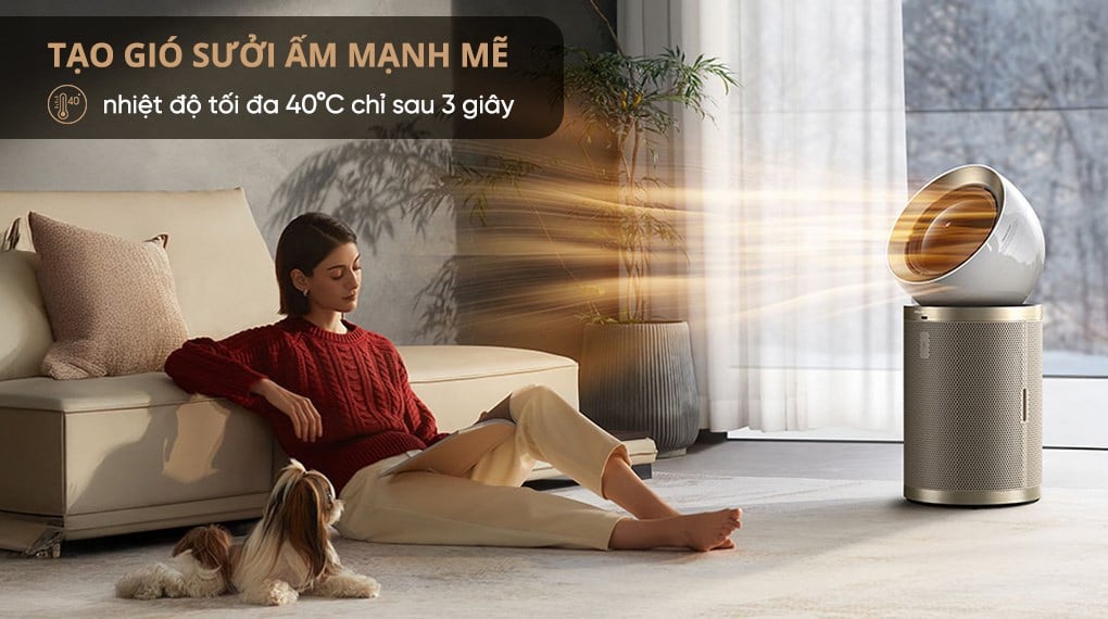 Máy lọc không khí kết hợp sưởi Dreame PM20 40W – ảnh 3