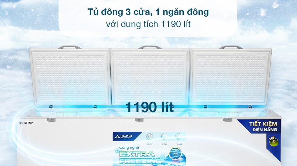 Tủ đông Hòa Phát 1190 lít HPF AD61190 – ảnh 6
