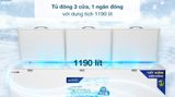  Tủ đông Hòa Phát 1190 lít HPF AD61190 