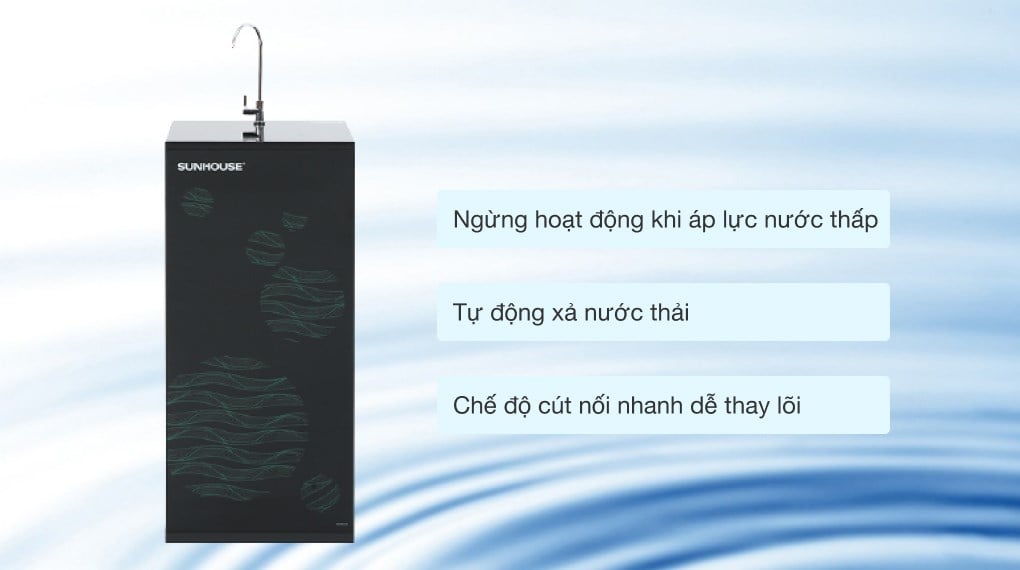 Máy lọc nước RO Sunhouse SHA8866K 7 lõi – ảnh 5