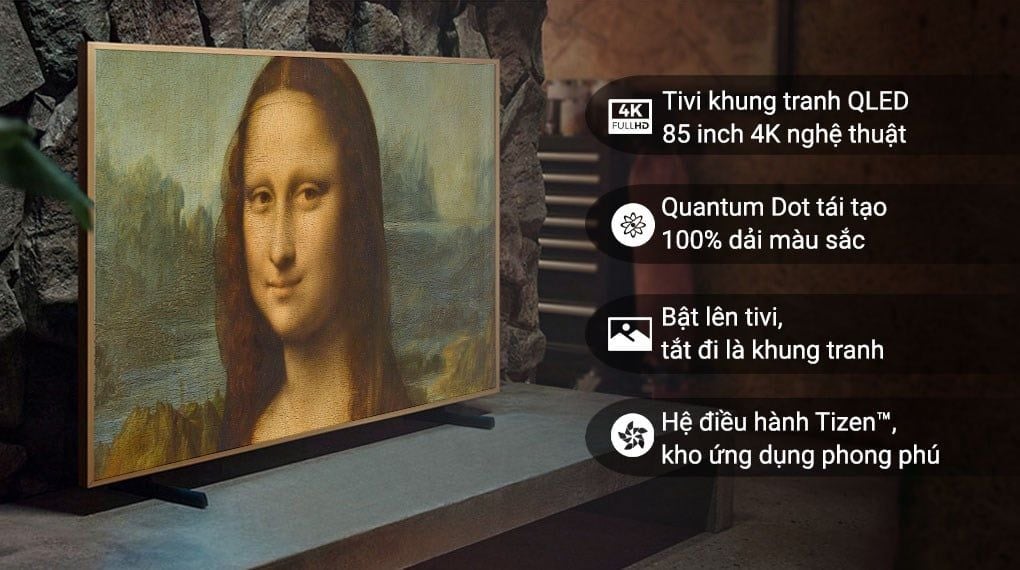 Tivi khung tranh The Frame Samsung 4K 85 inch QA85LS03B