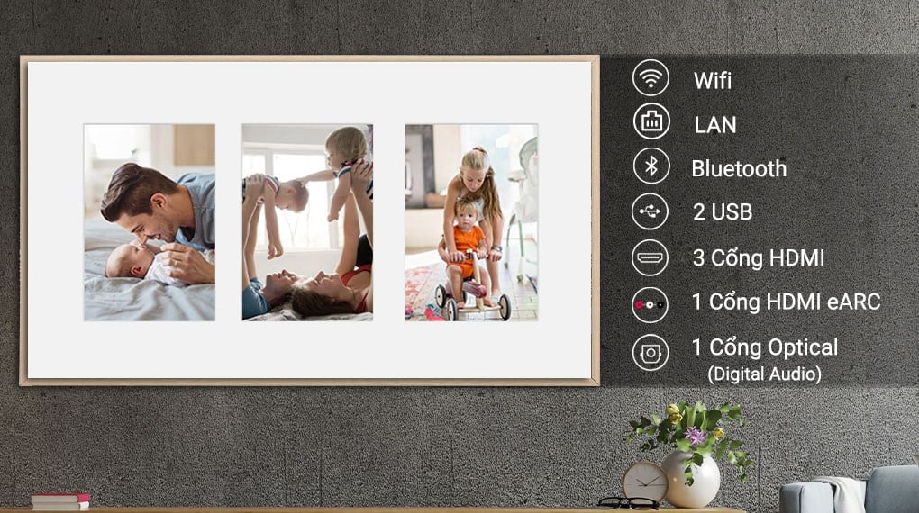 Tivi khung tranh The Frame Samsung 4K 85 inch QA85LS03B – ảnh 4