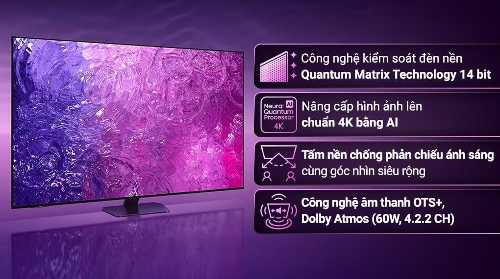 Smart Tivi Neo QLED Samsung AI 4K 65 inch QA65QN90C