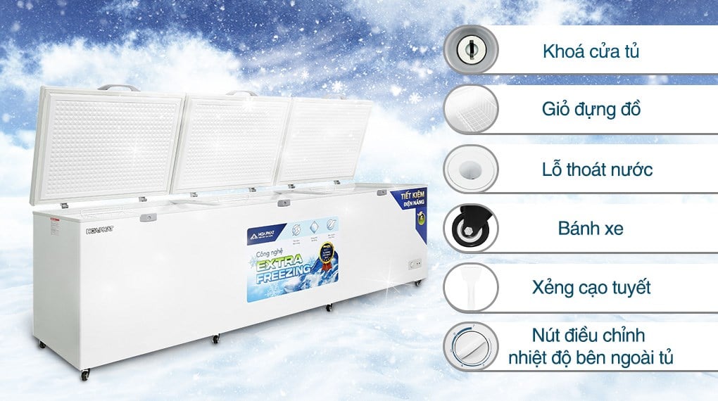 Tủ đông Hòa Phát 1190 lít HPF AD61190 – ảnh 7