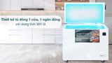  Tủ đông Aqua Inverter 301 lít AQF-C4001E 