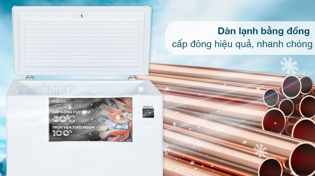 Tủ đông Aqua Inverter 301 lít AQF-C4001E – ảnh 6