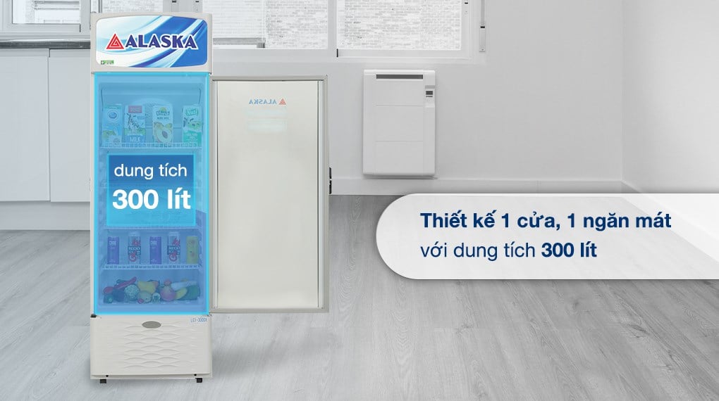 Tủ mát Alaska Inverter 300 lít LCI-300DX – ảnh 2