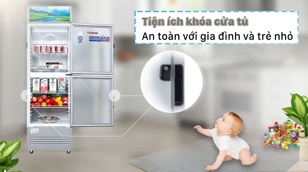 Tủ mát 2 cánh Sanaky 340 lít TM.VH408WL – ảnh 3