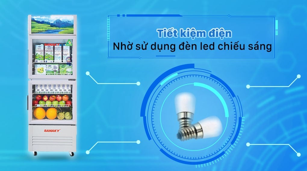 Tủ mát 2 cánh Sanaky 340 lít TM.VH408WL – ảnh 4