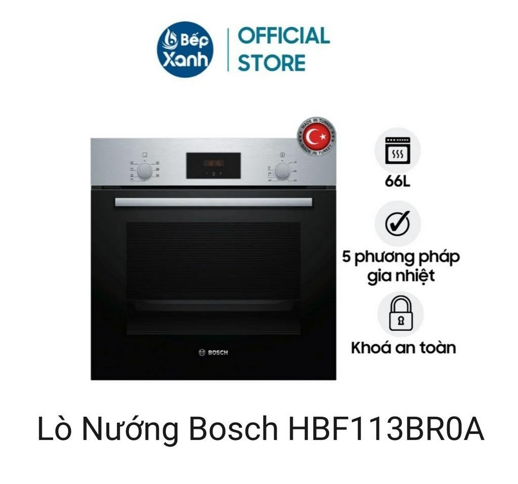 Lò nướng Bosch HBF113BR0A Âm Tủ / Nhập Khẩu Thổ Nhĩ Kỳ – ảnh 1