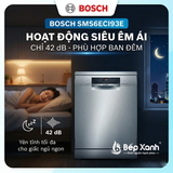  SMS6ECI93E | Máy rửa chén độc lập Bosch Series 6, sấy Hé cửa 