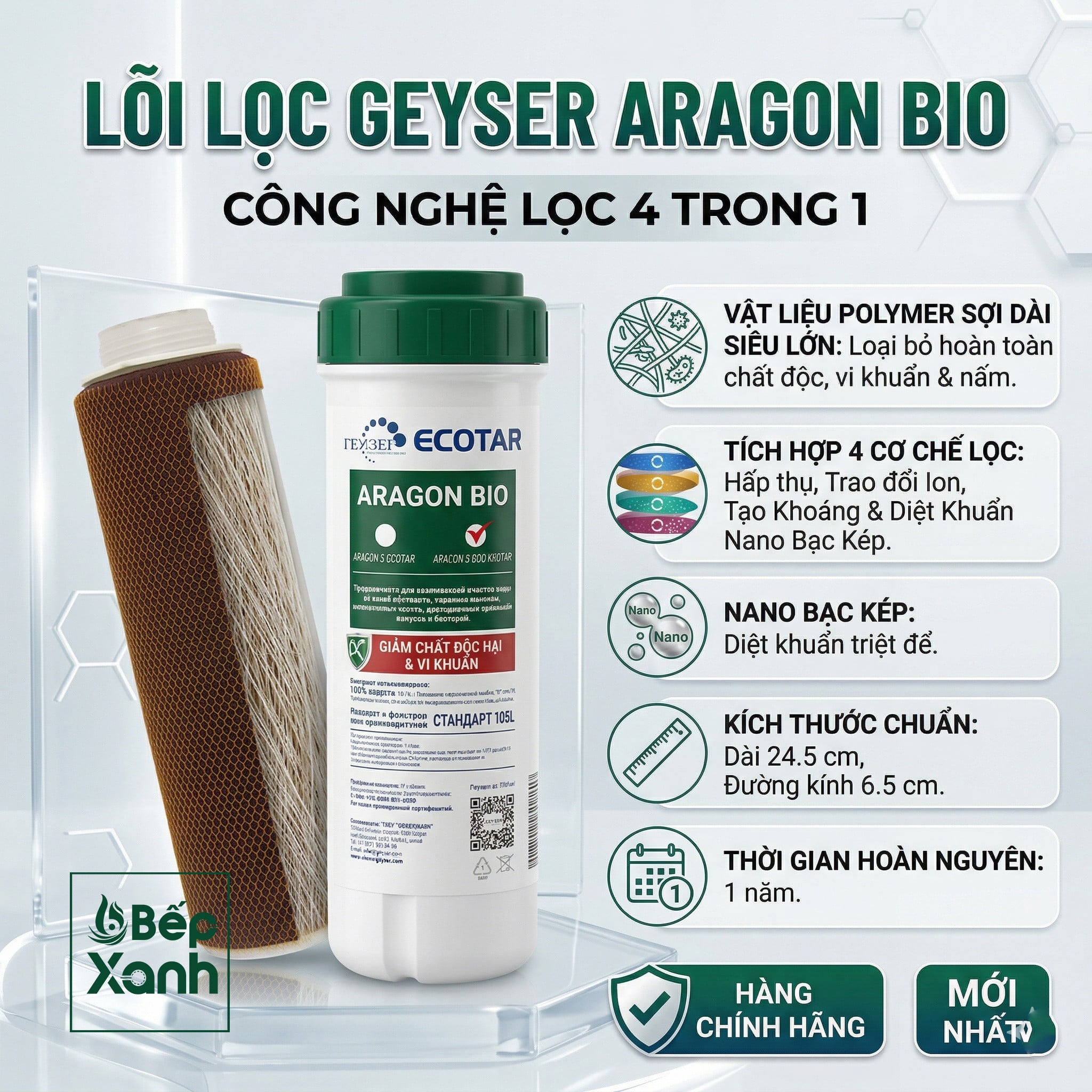 Aragon Bio New — “trái tim” của máy lọc