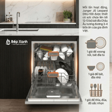  Junger DWJ-100 | Máy rửa chén độc lập 12-13 bộ, sấy khô hoàn hảo 