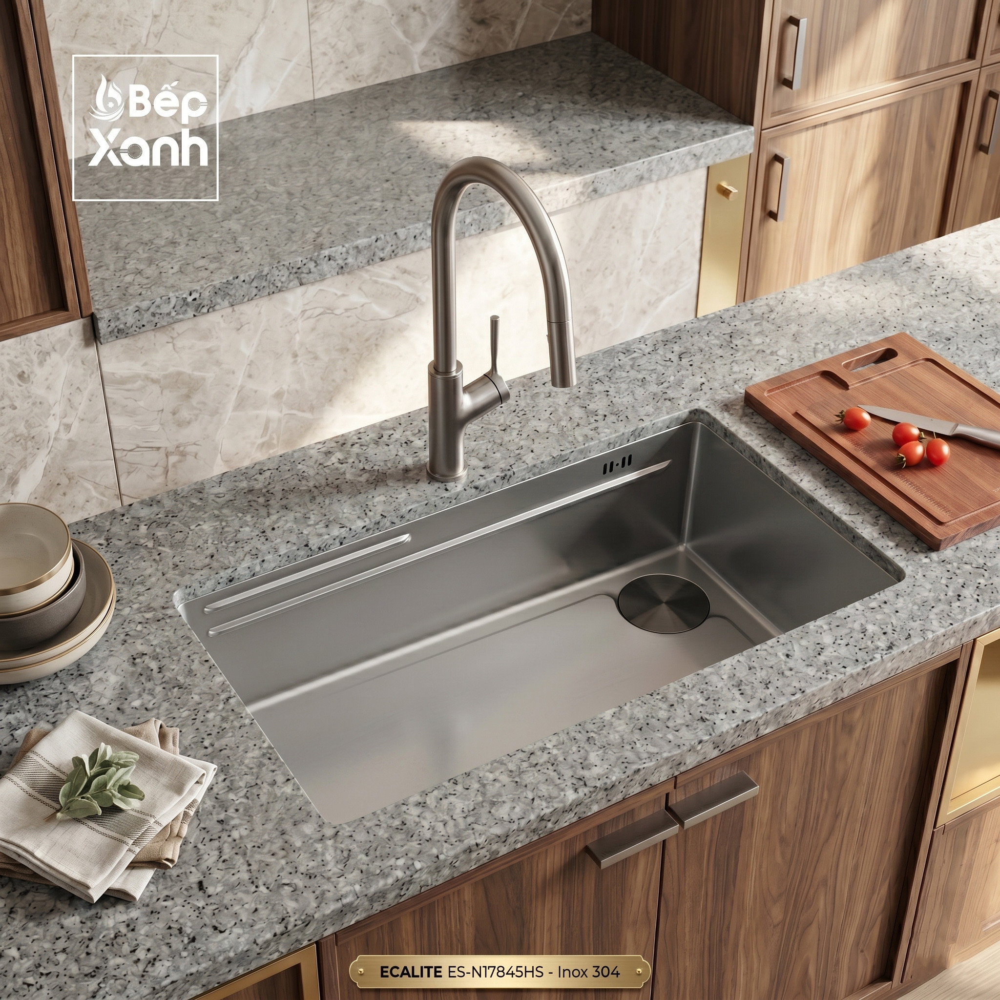 Lắp âm hoặc nổi đều đẹp