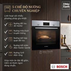 Lò Nướng Âm Tủ Bosch HBF113BR0A/ Nhập Khẩu Thổ Nhĩ Kỳ ảnh 8